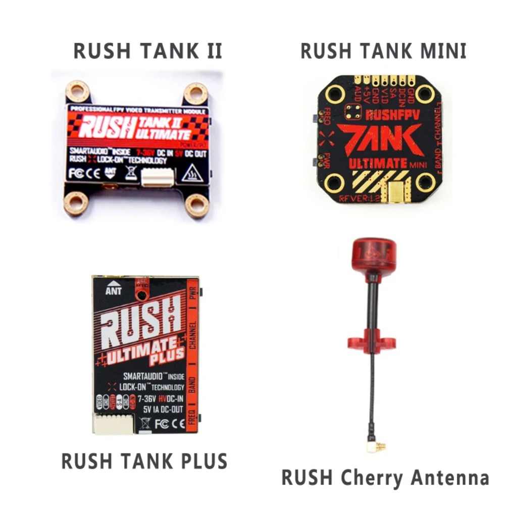 جهاز إرسال الفيديو RUSH TANK U - مراجعة Fpv Drone Antenna وسعره